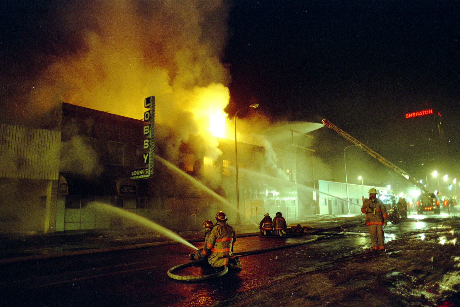 Lobby Lounge fire, March 16, 1997